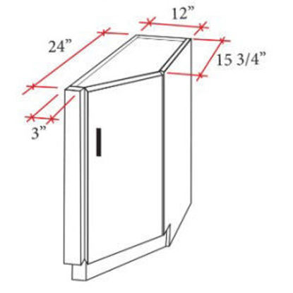 Picture of Base End Cabinet (BEA12)