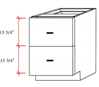 Picture of Vanity Drawer Base (VD) (No Sink)